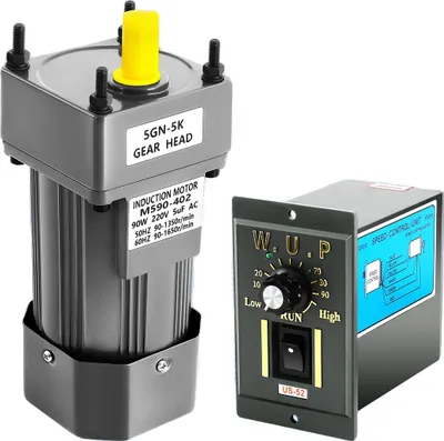 Obrázok produktu pre Motor s prevodovkou na striedavý prúd, vstup 220 V, otáčky 270 ot/min, prevodový pomer 1:5
