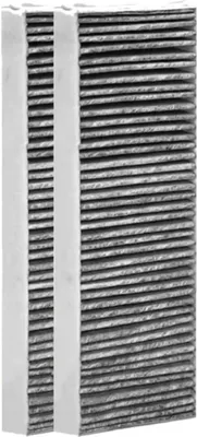 Produktbild von Kohlenstoffilter 2er Set, 50x130x435 mm, für Dunstabzugshauben, Geruchsabsorption