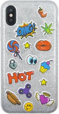 Obrázok produktu pre Benjamins - Puffy Stickers iPhone X/XS (omg)