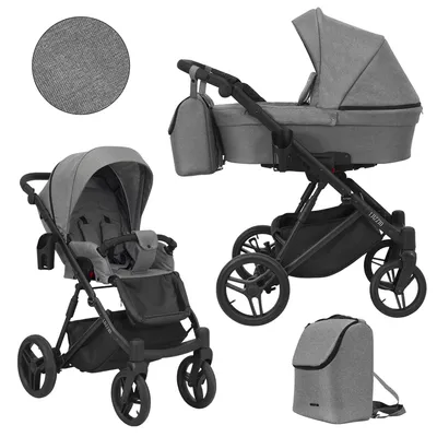 Produktbild von Kinderwagen Kunert Lazzio 2in1 – Farbe: Grau