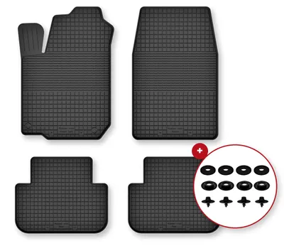 Zdjęcie produktu dla Dywaniki gumowe korytkowe do: Toyota RAV4 IV 2013-2019 4 szt. ze stoperami