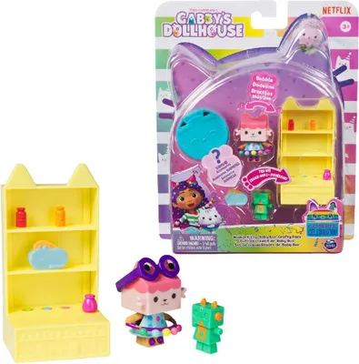 Zdjęcie produktu dla Gabby's Dollhouse Bobble Kitty Baby Box Crafty Pack, Akcja/Przygoda, 3 lat(a), Wielobarwny