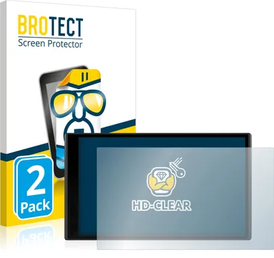 Produktbild von 2x Für Garmin DriveSmart 61 LMT-D Schutzfolie BROTECT Displayschutz Display Schutz Folie Klar Transparent