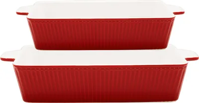 Produktbild von Greengate Alice Auflaufform red Set2