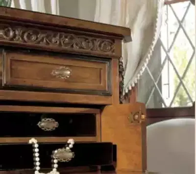 Produktbild von Design Möbel Schlafzimmer Luxus Braun Kommode mit Schubladen Holz Neu