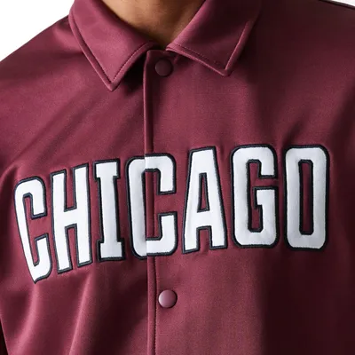 Produktbild von New Era Snap Button Shirt - WARUM UP Chicago Bulls - L