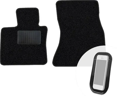 Obrázok produktu pre moto-MOLTICO predné rohože do auta velúrové rohože do auta čierne rohože do auta 2-dielne vhodné pre BMW X5 F15 od 2013