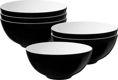 Produktbild von Seltmann Weiden Life Fashion Schüssel ø 21 cm 6er Set - Glamorous Black