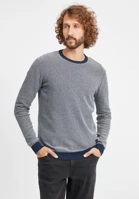 Produktbild von SOLID SDDumon Herren Strickpullover Feinstrick Pullover mit Rundhalsausschnitt
