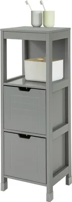 Produktbild von SoBuy FRG127-SG Badkommode Badschrank Kommode Badregal Badezimmerschrank