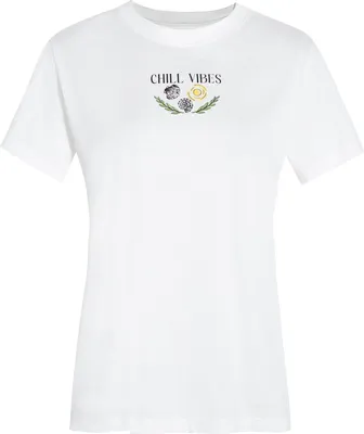Produktbild von mavi Print Design T-Shirt mit Urlaub-Motiv, Rundhals Größe: XL