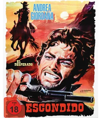 Produktbild von PLAION Escondido (Mediabook A, Blu-ray+DVD), Film, Blu-ray, Deutsch, Englisch, Italienisch, 105 min, El Desperado, Western