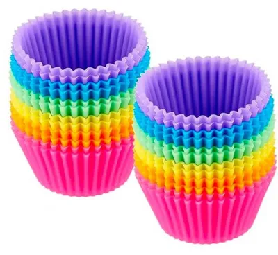 Produktbild von Minismus Silikon Cupcake-Formen, 24 Stück
