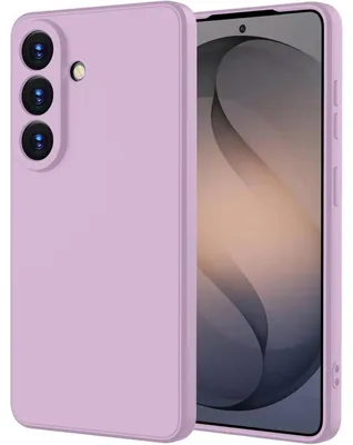 Produktbild von Hülle für Samsung Galaxy S26, Slim Liquid Silikon Gel Gummi Stoßfest Schutzhülle Lila