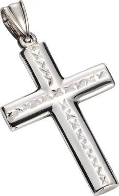 Produktbild von F Anhänger 925/- Sterling Silber 3,5cm weiß Zirkonia weiß 324240009