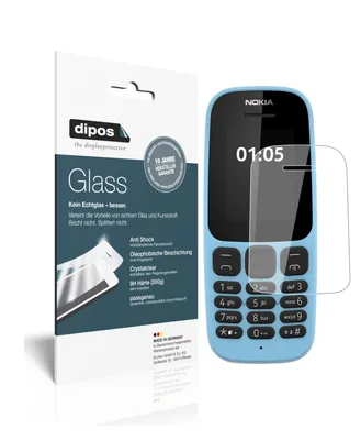Obrázek produktu pro 2x ochranná fólie pro Nokia 105 (2019) - anti-shock 9H fólie dipos Glass plastové sklo