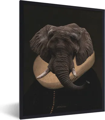 Produktbild von MuchoWow® Gerahmtes Poster Malerei - Tiere - Alte Meister 60x80 cm - Poster mit Schwarzem Bilderrahmen Wandposter Rahmen Foto Bilder - Premium - Wanddeko Wohnzimmer