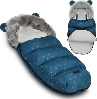 Produktbild von Elmi Ricokids Schlafsack für Kinderwagen, Schlitten - Dunkelblau