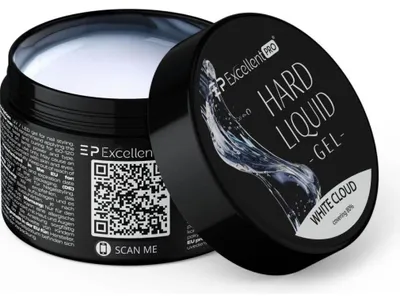 Produktbild von Excellent PRO Excellent Pro | Aufbaugel - Verschönernde Grundierung Für Hybridlacke - Hard Liquid Gel  - White Cloud  - Selbstglättend