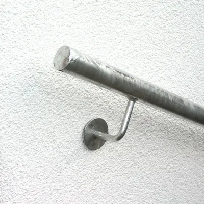 Immagine prodotto di Alberts Fertighandlauf, Stahlrohr, feuerverzinkt, Rohr-Ø 42 mm, Länge 1200 mm