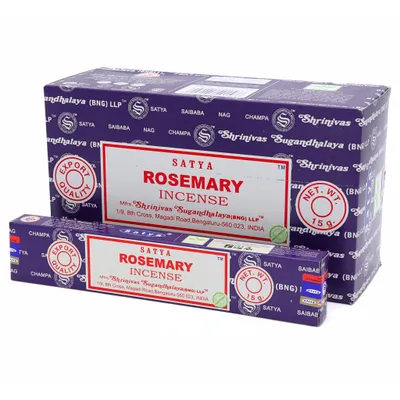 Produktbild von Satya Räucherstäbchen x LAVISA, Meditation, Aromatherapie, Räuchern, Weihrauch, Duft (Rosmarin)