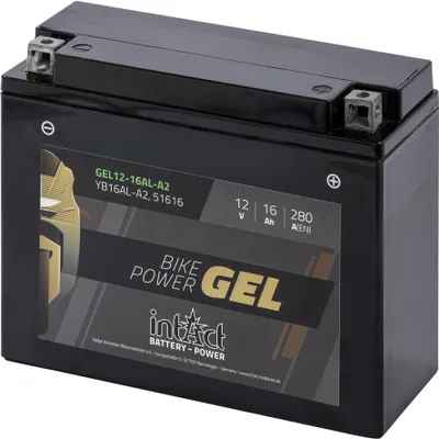 Produktbild von intAct Batterie Bike Power Gel 12V 16Ah Wartungsfrei Motorräder