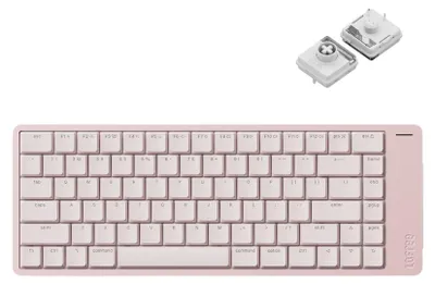 Produktbild von Lofree Flow 2 Kabellose Mechanische Tastatur Low Profile - Petal / Surfer Switches