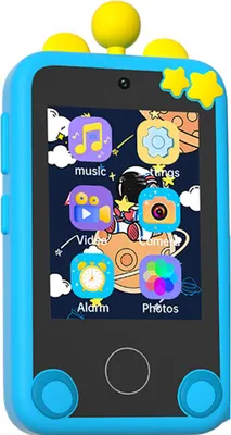 Produktbild von Avizar, Kinder Lerntelefon Astronaut 48MP 2,8" LCD Stoßfest Touch, Blau