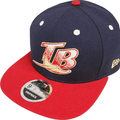 Immagine prodotto di New Era Tampa Bay Devil Rays Cooperstown Classics Snapback Cap Navy Red 9fifty 950 Edizione Speciale Limitata