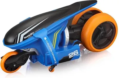 Immagine prodotto di Motocicletta Cyclone 360 con telecomando, blu - Maisto