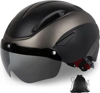 Produktbild von Famanu Fahrradhelm mit abnehmbarem, magnetischem Visier - für Herren und Damen