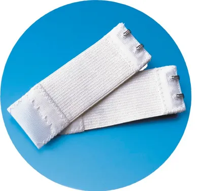 Obrázok produktu pre Predĺženie podprsenky biele 3,5 x 8 cm, sada 4 ks