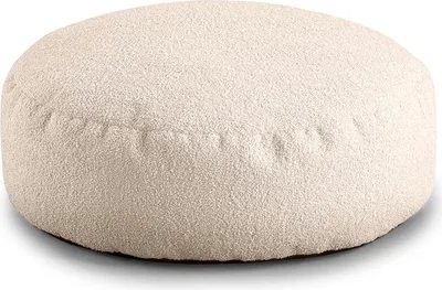 Produktbild von Kinder Sitzsack „MIKI“ - Bequem, Montessori Sitzkissen für Kinderzimmer (Beige, Ø 65 cm)