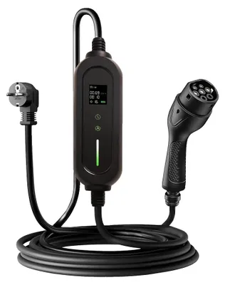 Immagine prodotto di Caricabatterie per veicoli elettrici, ricarica rapida, design portatile, T0 3,5 kW 3,5 m, Tipo 2-b