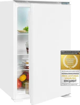 Produktbild von Exquisit Kühlschrank EKS131-V-040E | 129 l Nutzinhalt | Abtau-Automatik | Einbaugerät | weiss