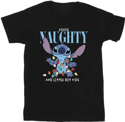 Produktbild von Disney - "Naughty & Nice" T-Shirt für Herren BI33799 (XL) (Schwarz)