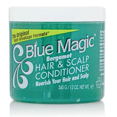 Produktbild von Blue Magic BERGAMOT Hair & Scalp Conditioner Green 12oz - 340g