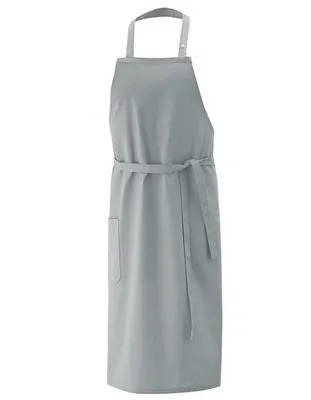 Produktbild von Exner 141 | Latzschürze XXL 100 x 100 cm - Farben waschbar bis 60 °C - Farbe: Silver Grey - Größe: 100 x 100 cm