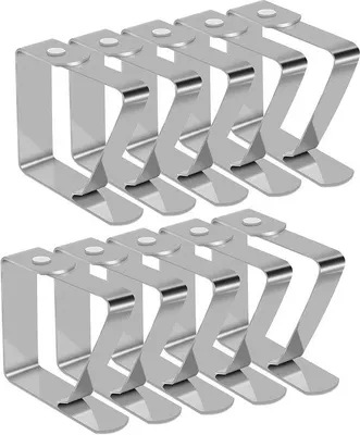 Produktbild von Edelstahl-Tischklemmen 10 Stück