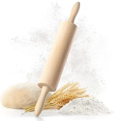Immagine prodotto di Mattarello in legno di quercia, robusto, 44x6 cm
