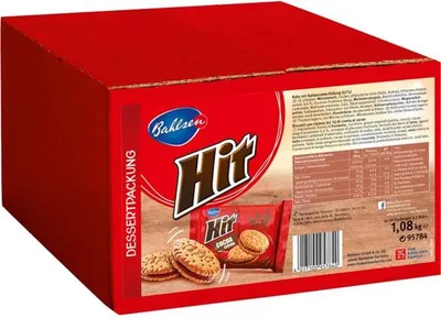 Obrázok produktu pre Bahlsen 95784 Bahlsen Hit Doppelkeks 45x2 St