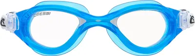 Produktbild von Cressi Flash Goggles Blue/Blue White, Herren Schwimmbrille mit separatem Okular Anti Beschlag, Anti Kratz und Anti UV Gläsern, Blue/Weiß_ Transparent Linsen, Einheitsgröße