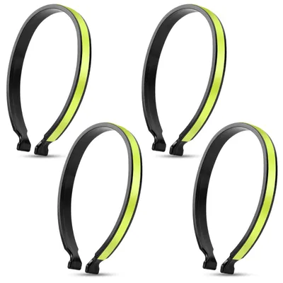 Productafbeelding van Fietsbroekclip fietsbroekklem broekklem - 4 stuks - Reflecterend - Groen