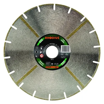 Produktbild von RHODIUS Diamantscheiben Fliesen/Keramik DG25 180 x 3,0 x 2,6 x 22,23 mm 1 Stück