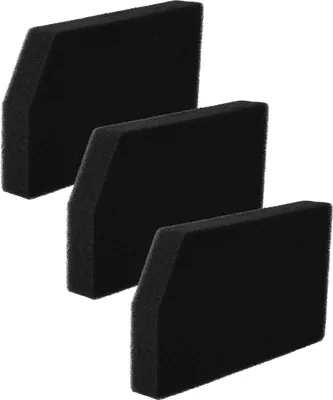 Produktbild von vhbw 3x Staubsaugerfilter kompatibel mit Rowenta Ergo Force Cyclonic RO6722EA/410, RO6712EA/410, RO6702EA/410 Staubsauger - Schaumstofffilter Schwarz