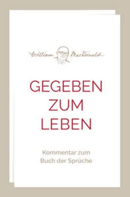 Obrázok produktu pre Gegeben zum Leben