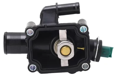 Productafbeelding van Geoptimaliseerde thermostaatbehuizing voor koelsysteem, onderdeelnummer 9647265980, vervanging voor Peugeot 1007, 206, 207, 307, 308