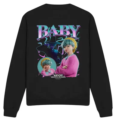 Image de Sweat-shirt unie "Saja Boys" sur le thème des chasseurs de démons de K-Pop, pour hommes et femmes, modèle TV41674 (XXL), couleur noire