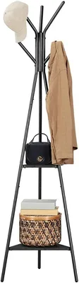 Produktbild von Hoppa! | Garderobe in Baumform | Vintage Design - Braun/Schwarz