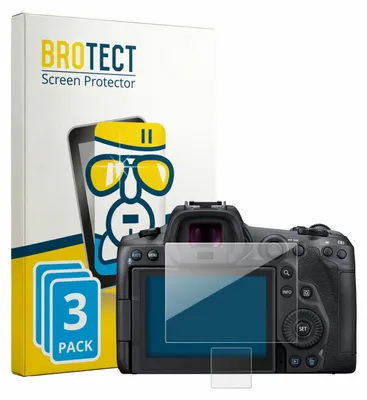 Produktbild von 3x BROTECT Schutzglas für Canon EOS R5 Schutzfolie Panzer Folie Glas Display Schutz klar